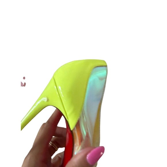 CHRISTIAN LOUBOUTIN Debout 100 Multicolor Heels Size 41 / 11 - Picture 9 of 16